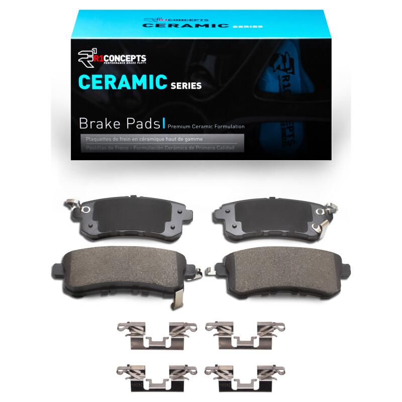 Infiniti QX80 Brake Pads - Rear - R1 Concepts - Ceramic - `10-`24